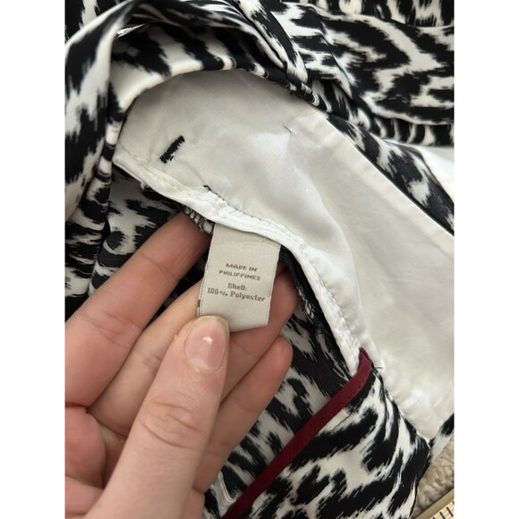 Banana Republic Heritage Animal Print Belted Shorts Size 2 Summer Vacation - Picture 10 of 13